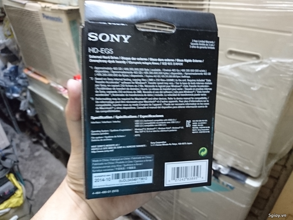 (Quận 3) Ổ cứng di động Sony 500GB màu Hồng Limited - 1