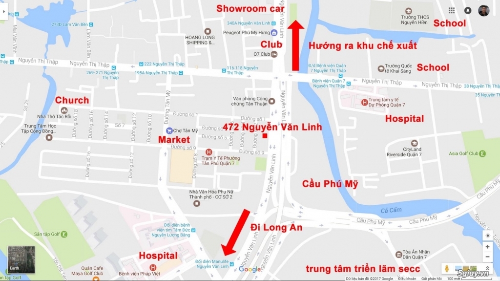 Q7 Cho thuê nhà mặt tiền đường Nguyễn Văn Linh Nguyễn Thị Thập 5.2x18m - 3