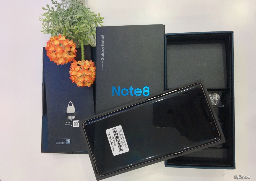 Samsung Note 8 64gb Gold chinh hãng trưng bày 99% còn Bh hãng - 1