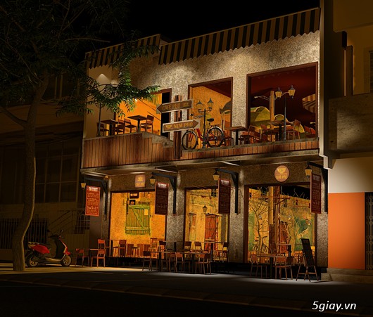 Thiết kế , thi công quán cafe - Công ty An Phước - 20