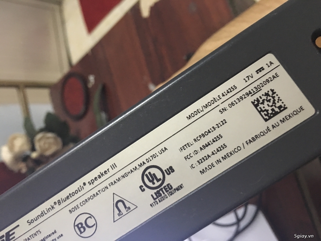 Loa bluetooth bose soudlink 3 made in mexico - 2