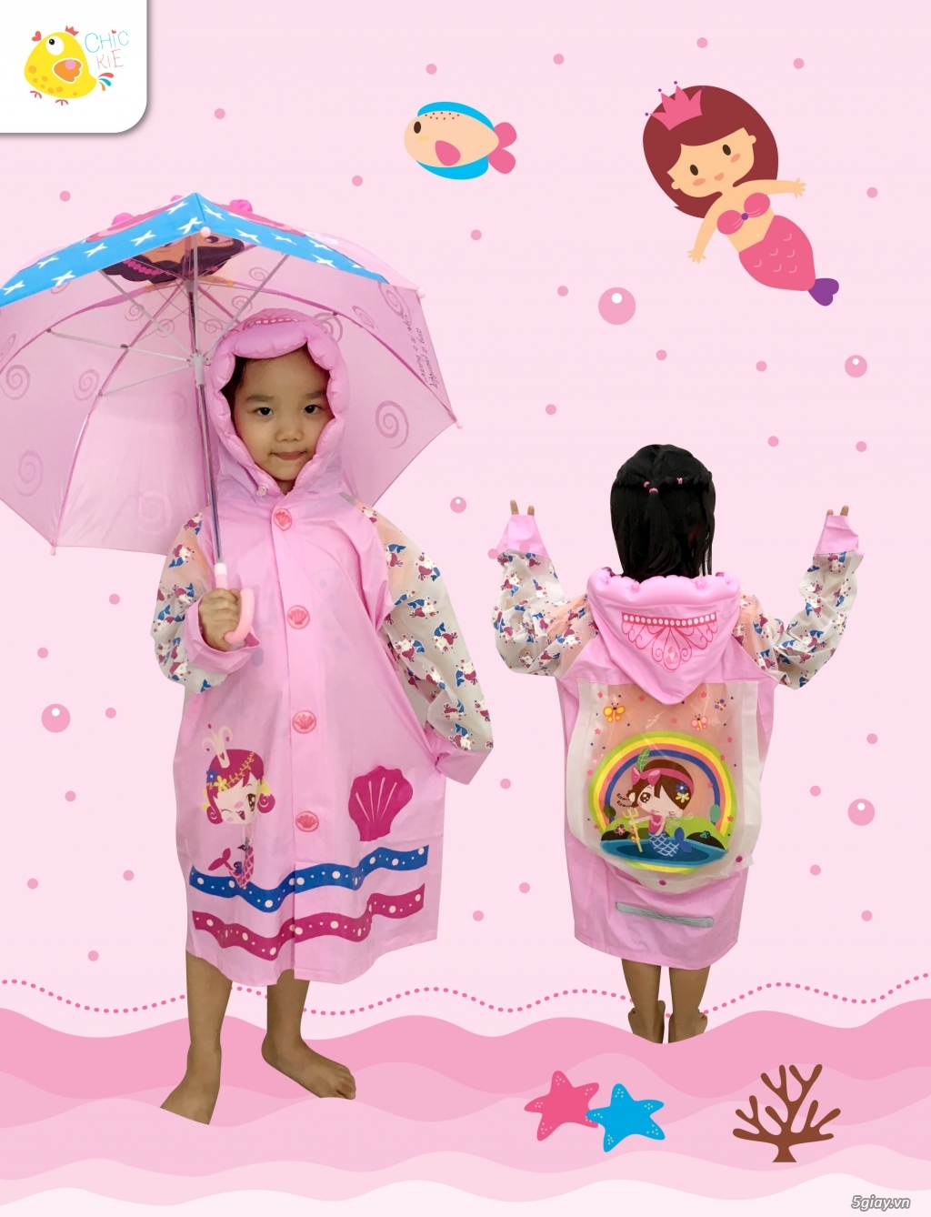 [TPHCM] Áo mưa cực dễ thương dành cho trẻ em - 3