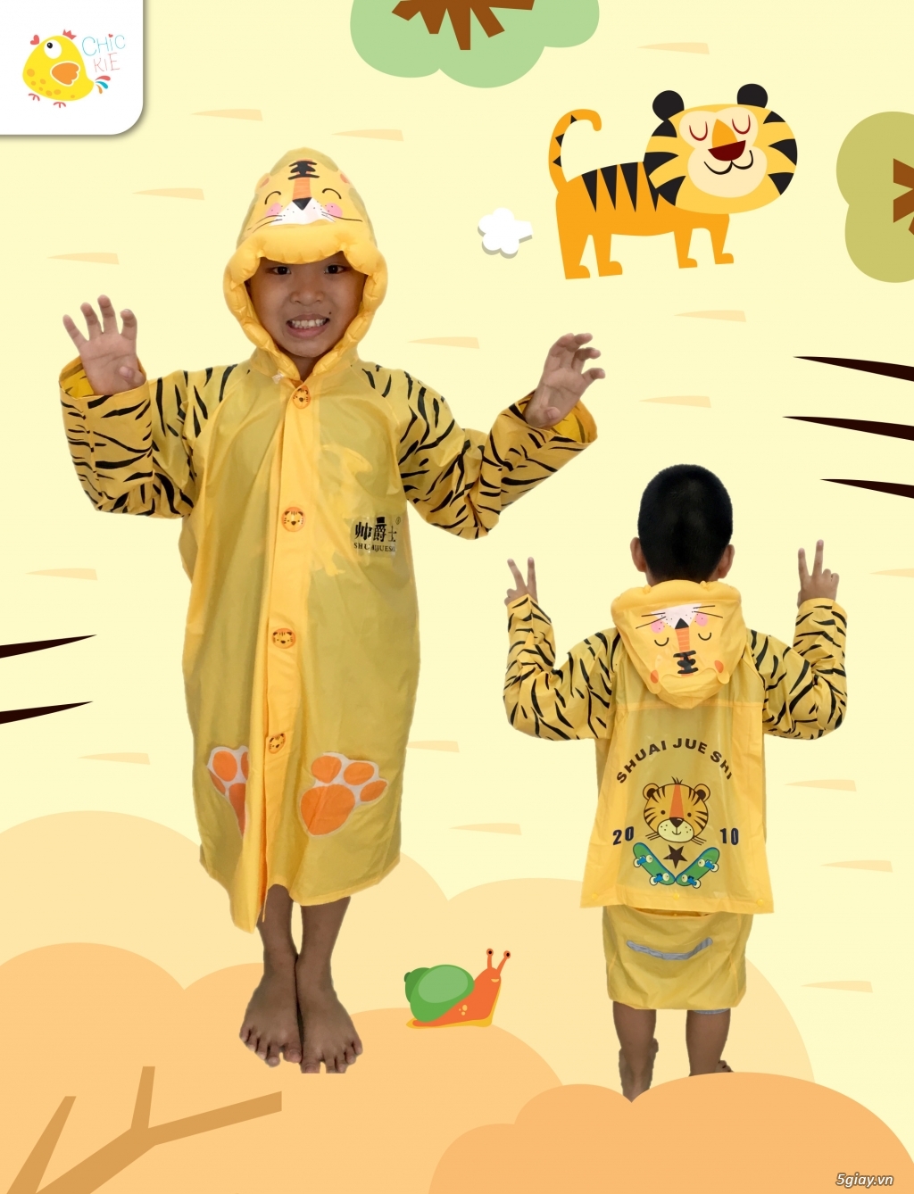 [TPHCM] Áo mưa cực dễ thương dành cho trẻ em - 9