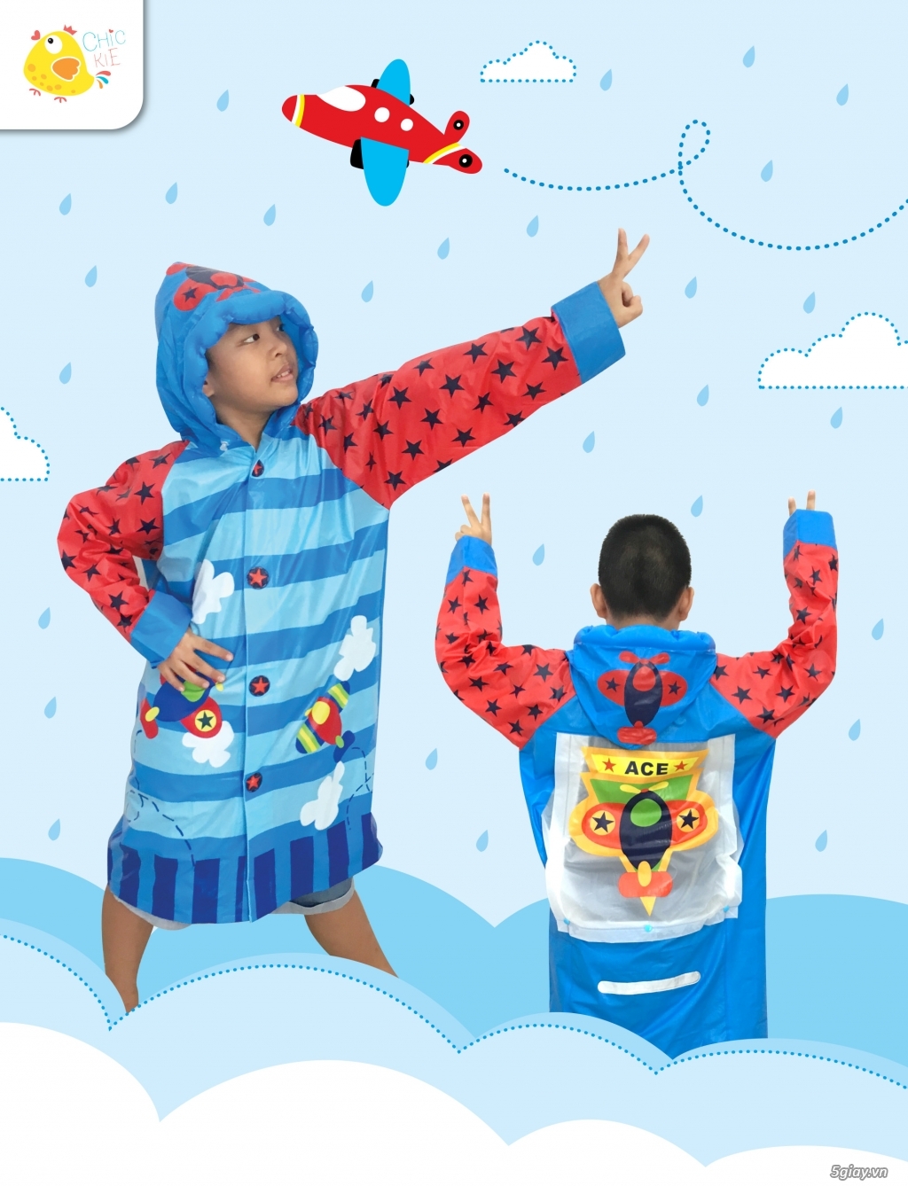 [TPHCM] Áo mưa cực dễ thương dành cho trẻ em - 10