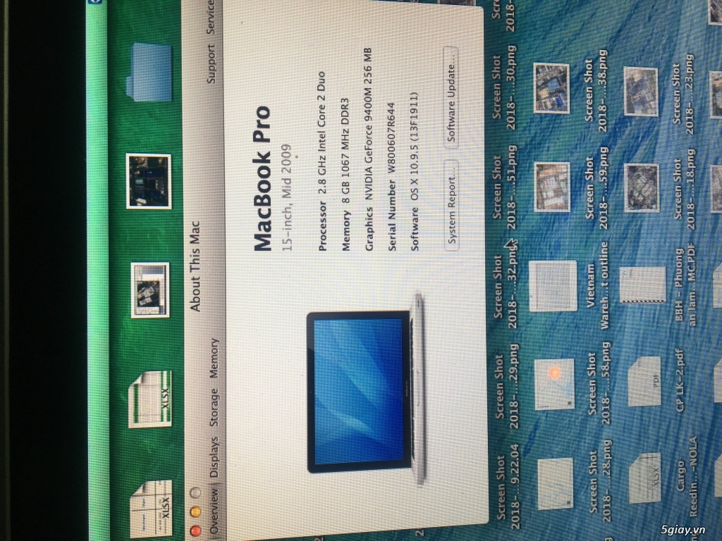 Macbook mid 2009 15’’ - 4tr - 2