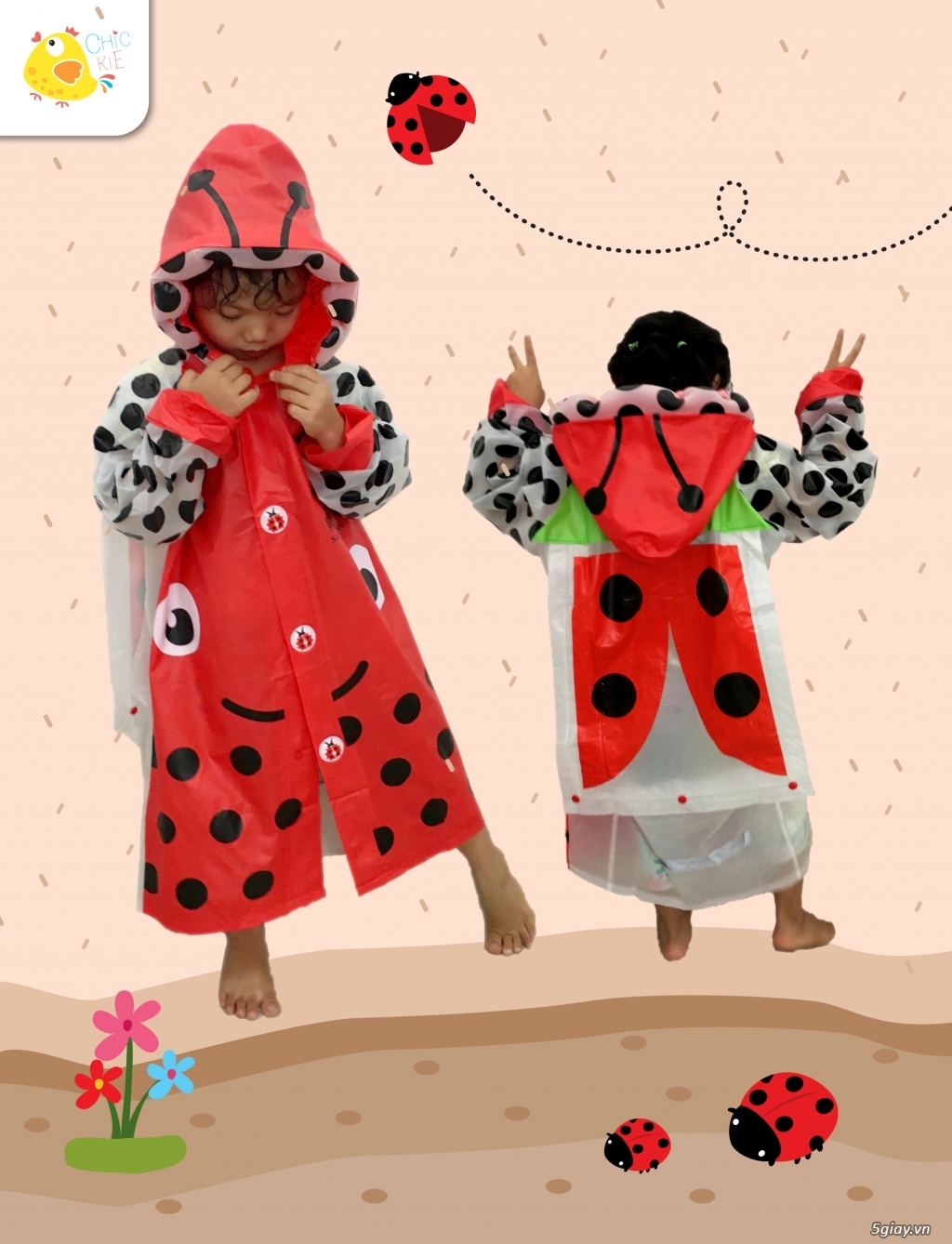 [TPHCM] Áo mưa cực dễ thương dành cho trẻ em - 7
