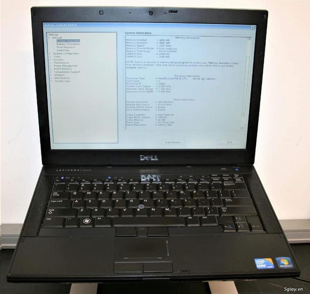 LAPTOP DELL E6410 CORE I7 GOOD 5giay
