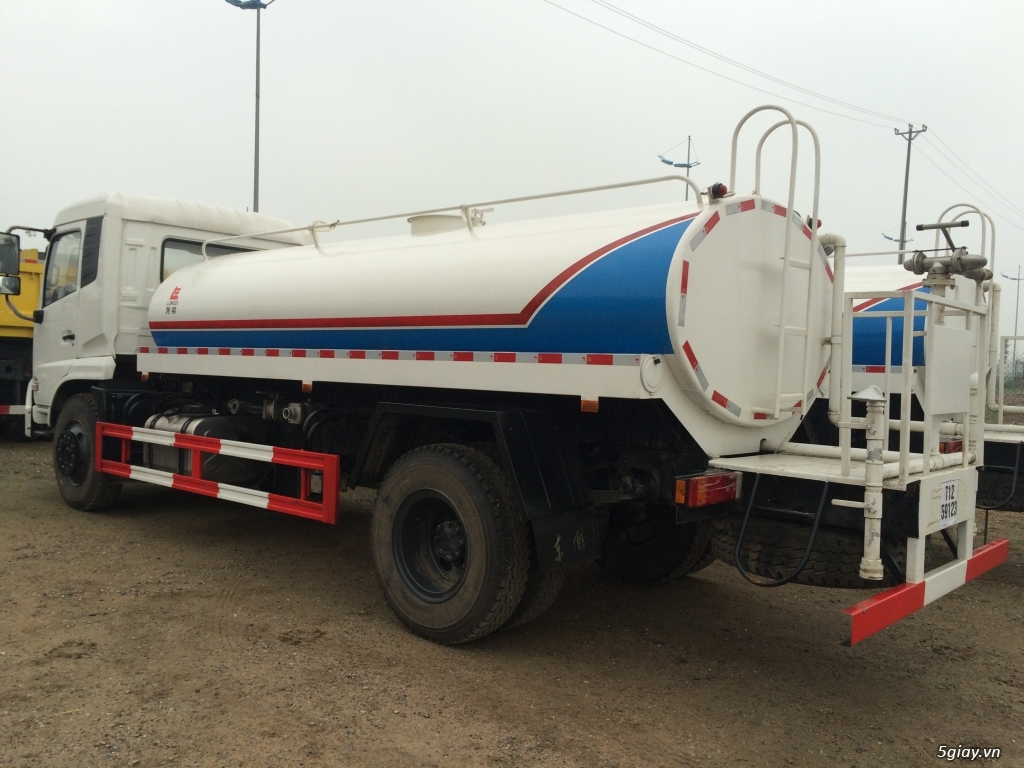 Xe nước rửa đường Dongfeng 9 khối cabin mới - 1