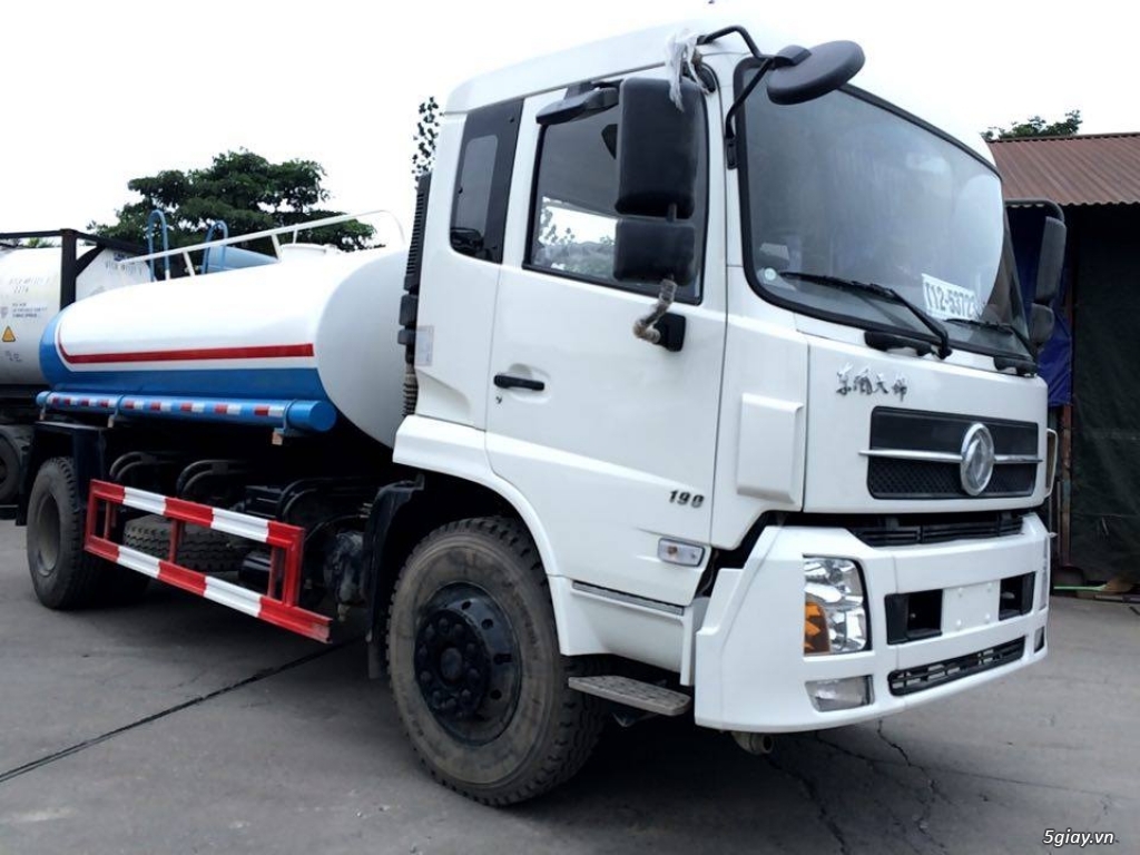 Xe nước rửa đường Dongfeng 9 khối cabin mới - 2