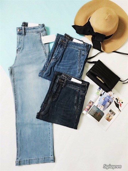 Quần jeans ống rộng