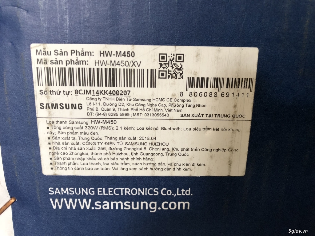 Loa thanh 2.1 Samsung M450 - 2