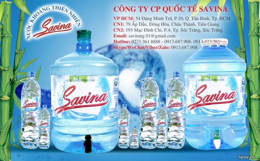 Nước uống thiên nhiên Savina - 29