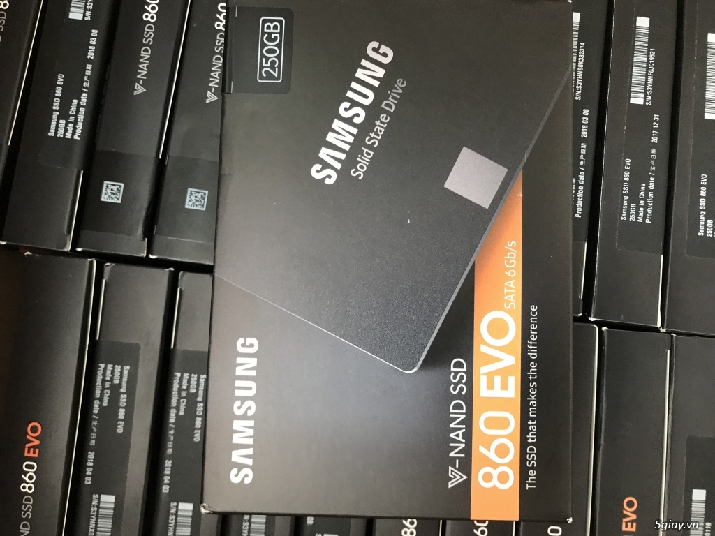 Ssd Samsung Evo 860 250gb new fullbox, hang xach tay USA - 2