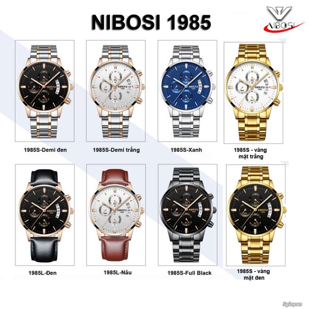 Đồng hồ NIBOSI 1985 cực đẹp, giá siêu rẻ chỉ 490K - 28
