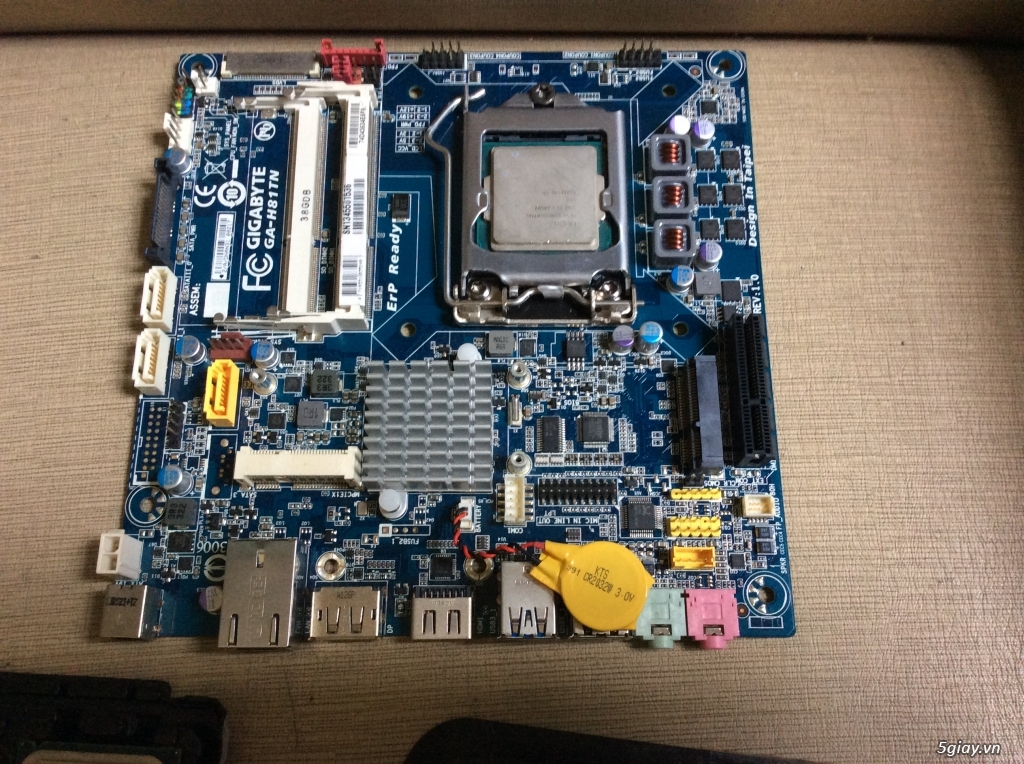 Cần bán main itx gigabyte GA-H81TN,thích hợp ae làm HTPC! - 1