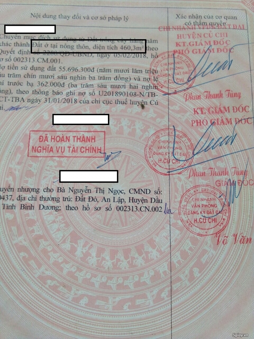 Chính chủ bán đất thổ cư Củ Chi, 540m2, cách Nguyễn Thị Rành 200m. - 4