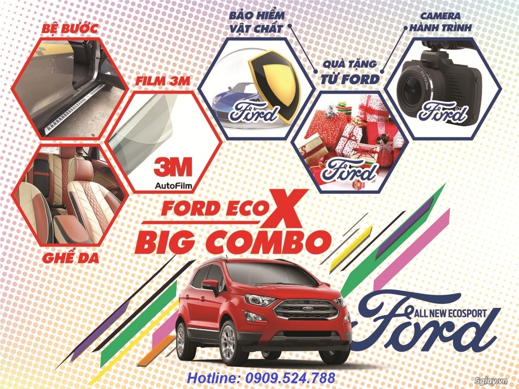 Ecosport 2018 số tự động, trả góp 90%,tặng phim 3M, bảo hiểm vật chất - 1