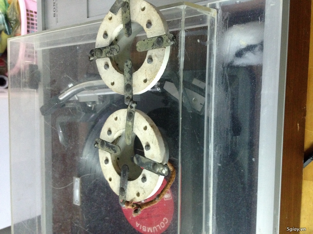 Can ban Turntable Sony solid state HP-550 va cap chan den 211 . - 1