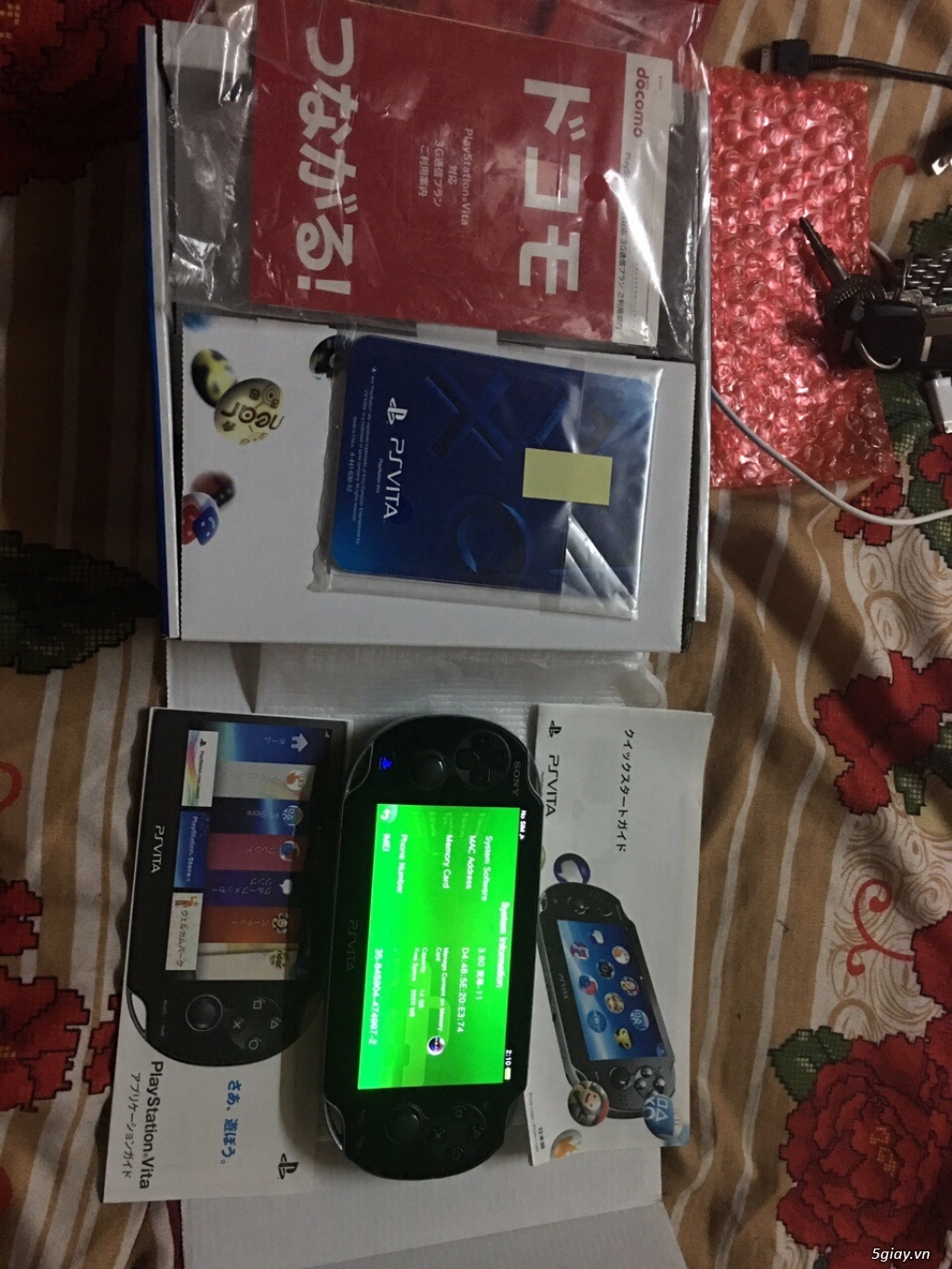 Vita 3G fullbox hack 100% máy hoàn hảo