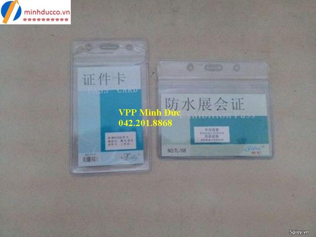 Thẻ đeo nhân viên (bao đeo thẻ) giá rẻ - 2