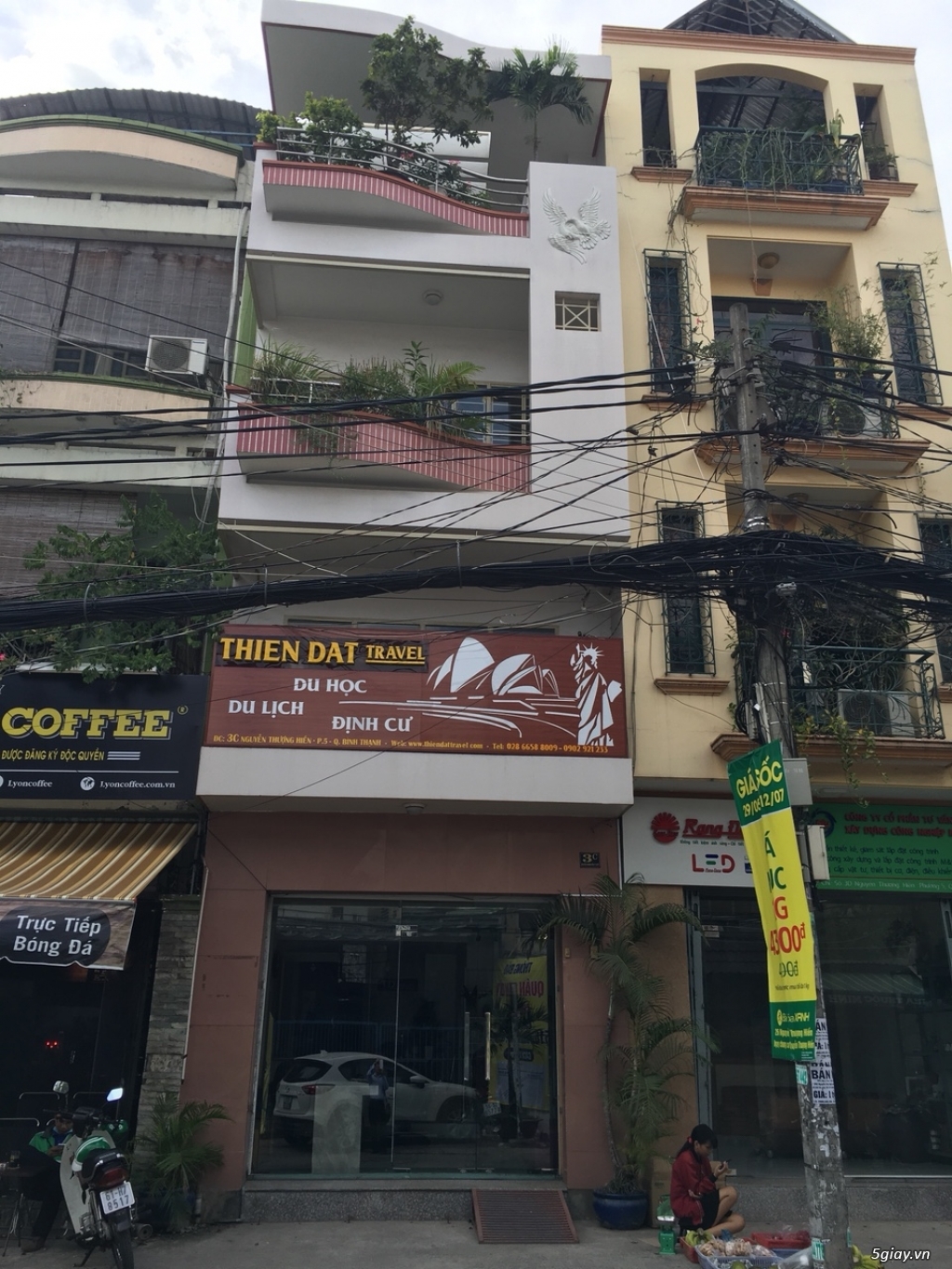 Cho thuê nhà 1 trệt 3 lầu: 3C Nguyễn Thượng Hiền, Phường 5, Bình Thạnh - 3
