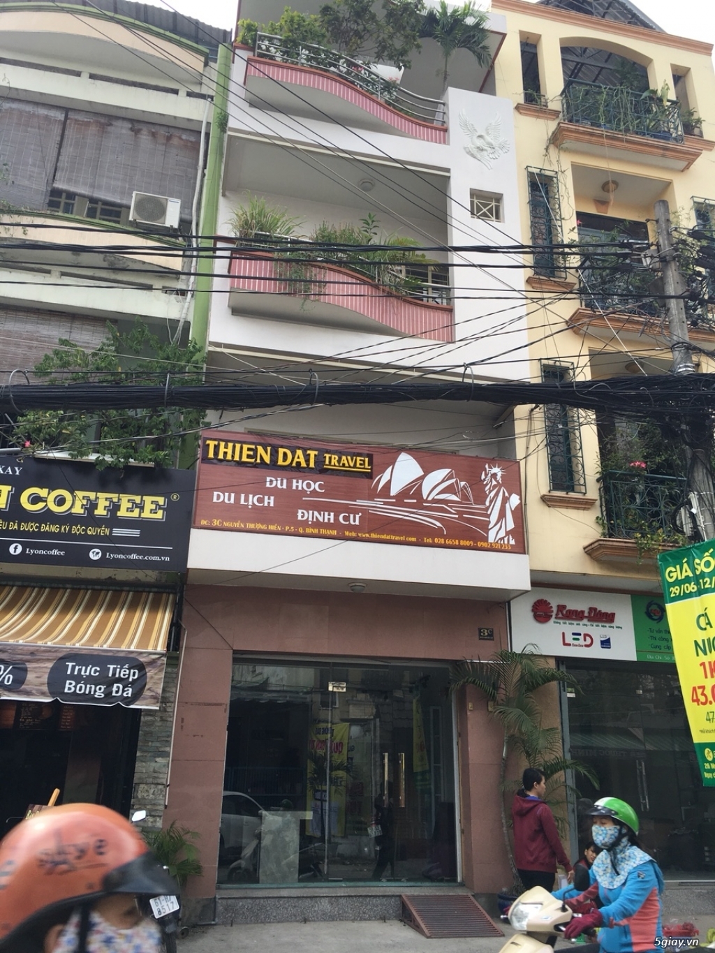 Cho thuê nhà 1 trệt 3 lầu: 3C Nguyễn Thượng Hiền, Phường 5, Bình Thạnh - 1