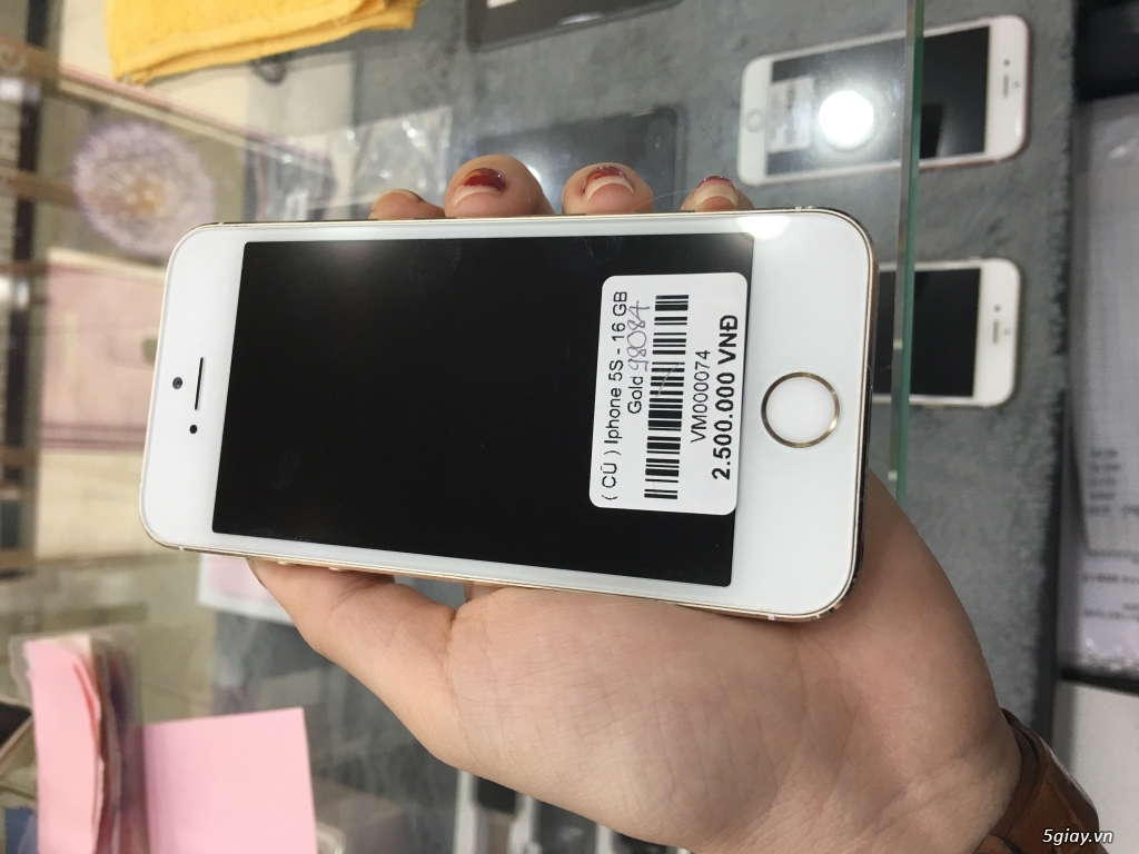 iPhone 5S 16GB Gold trưng bày quốc tế 99% - 1