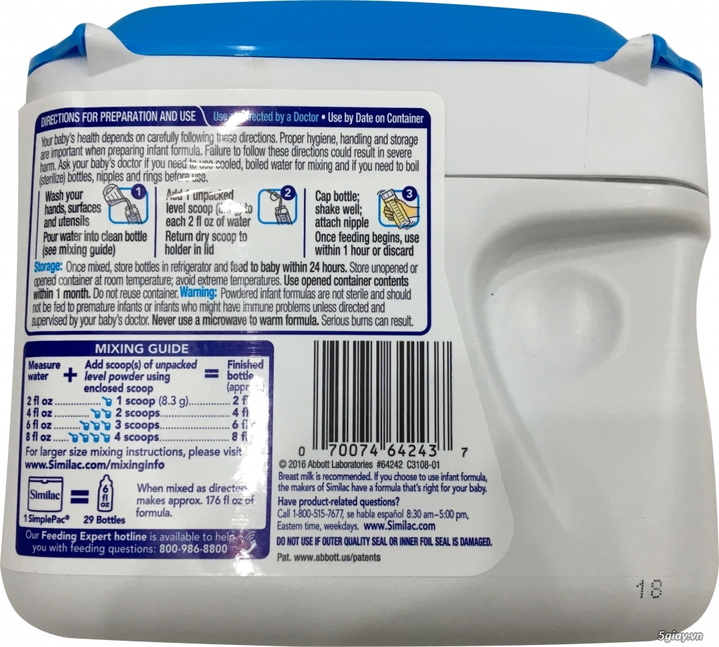 Sữa Similac Advance Non GMO 658g - 1