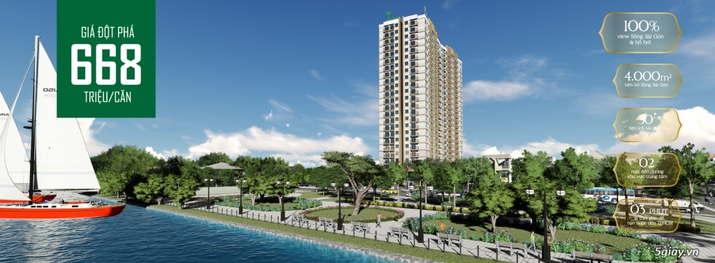 Chính chủ bán căn hộ 668 triệu trung tâm Lái Thiêu, liền kề sông SG - 32