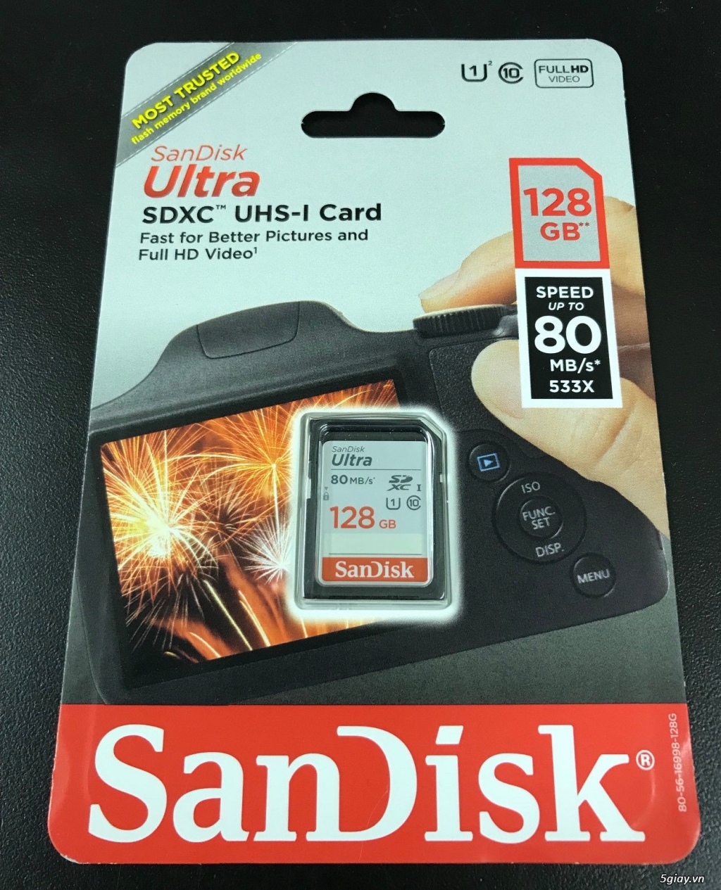SDXC SanDisk Ultra 533X (80Mb) 128Gb - 5
