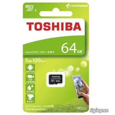 Thẻ Micro Toshiba 64gb - 100Mb/s - 12