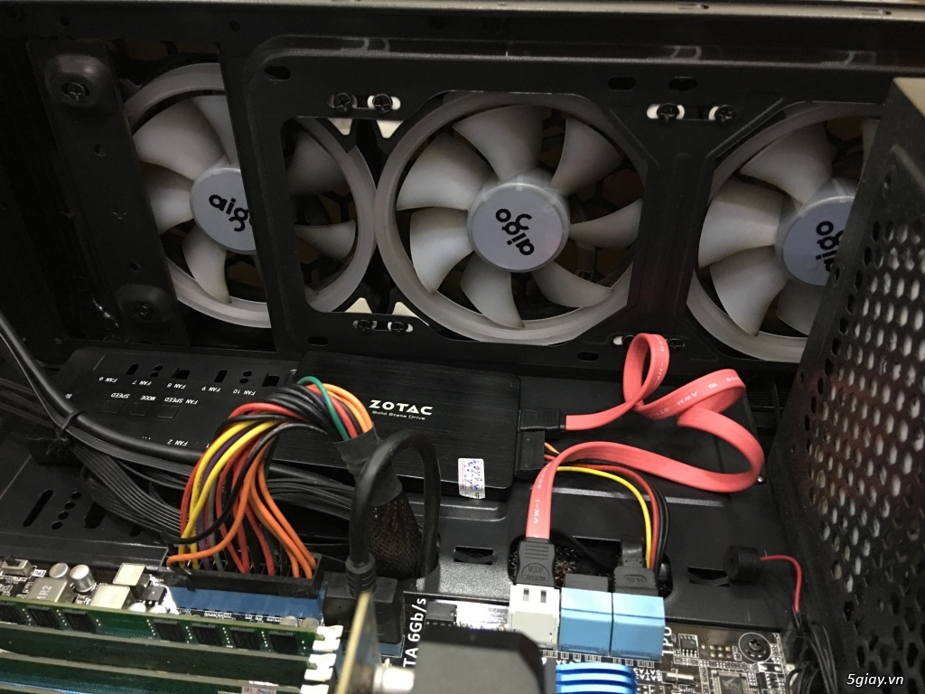Thùng CPU Core I7 3770, Ram 16G, SSD 120G, VGA GTX 1050 - 2