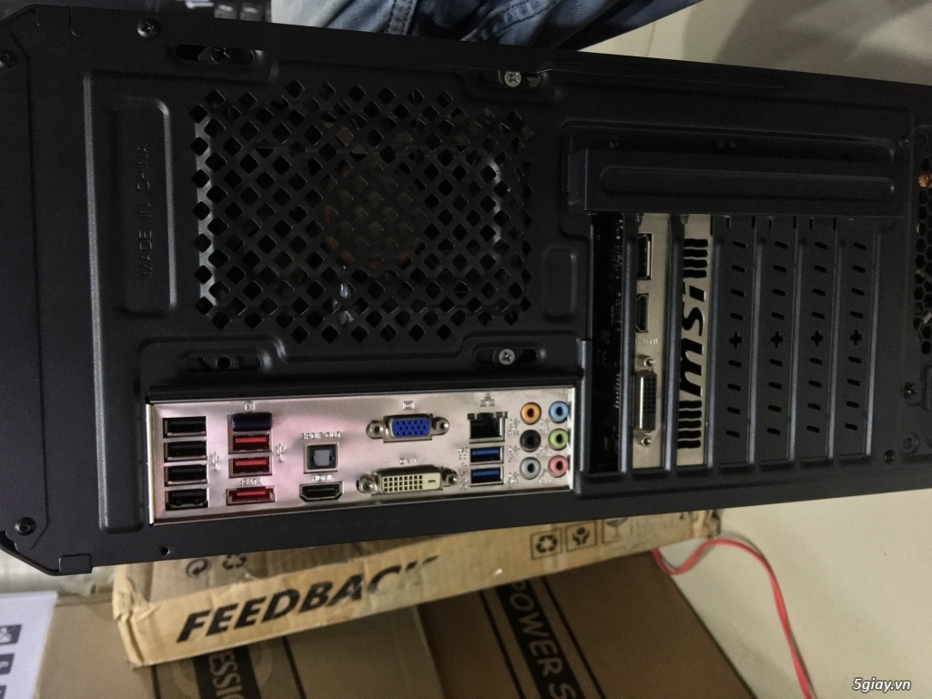 Thùng CPU Core I7 3770, Ram 16G, SSD 120G, VGA GTX 1050 - 3