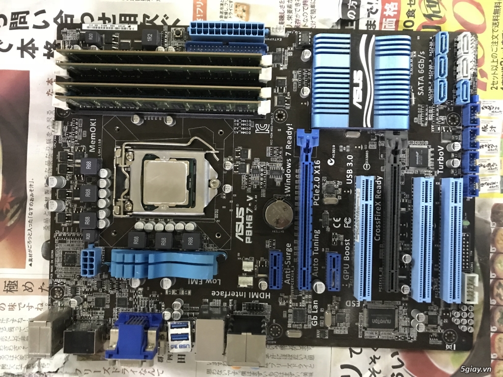 Mình đang cần 1 miếng chan/ phe  Main Asus P8H67 ae ai có bán alo với - 2