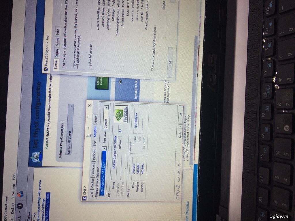 Bán laptop Asus K53SC - 1