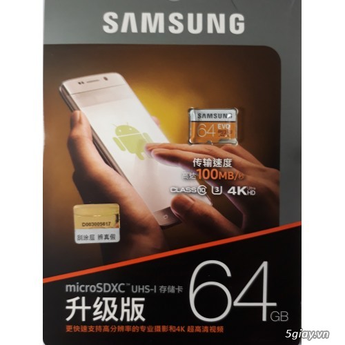 Thẻ Nhớ MicroSDXC Samsung EVO U1 64GB (New 2017) - 4