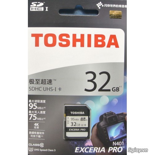 SDHC Toshiba Exeria Pro N401 32GB