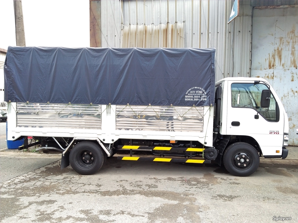 xe tải isuzu 1t4 1t9 2t1 2t9 thùng bạt dài 4m3 giá tốt nhất sài gòn - 1