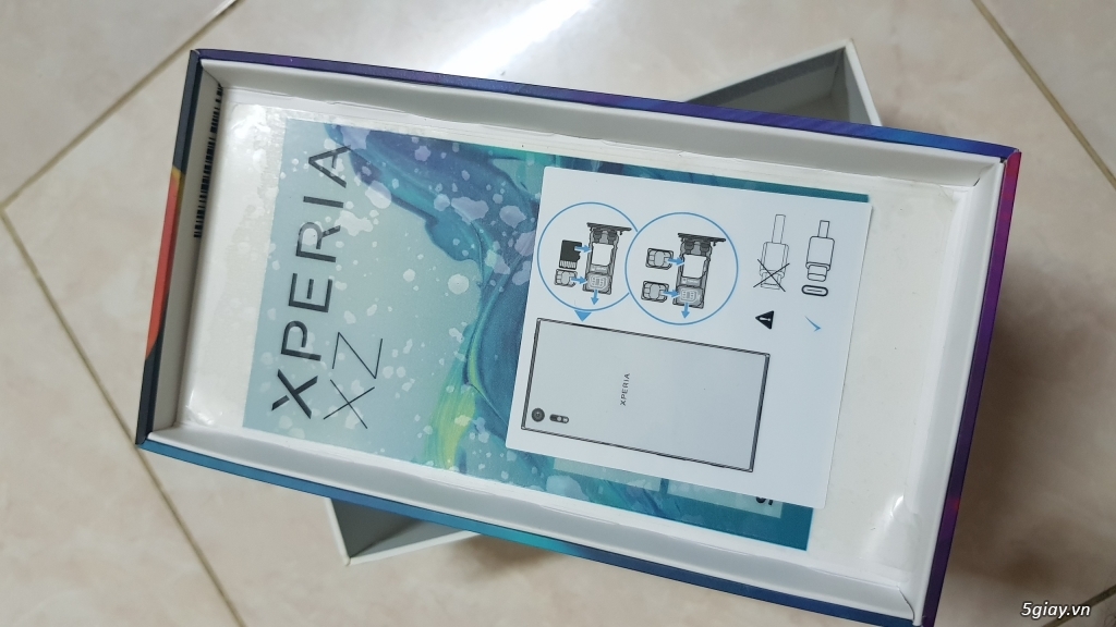 Sony XZ dual 2 sim chính hãng, 64gb xanh đen, fullbox đủ pk, mới 99% - 5