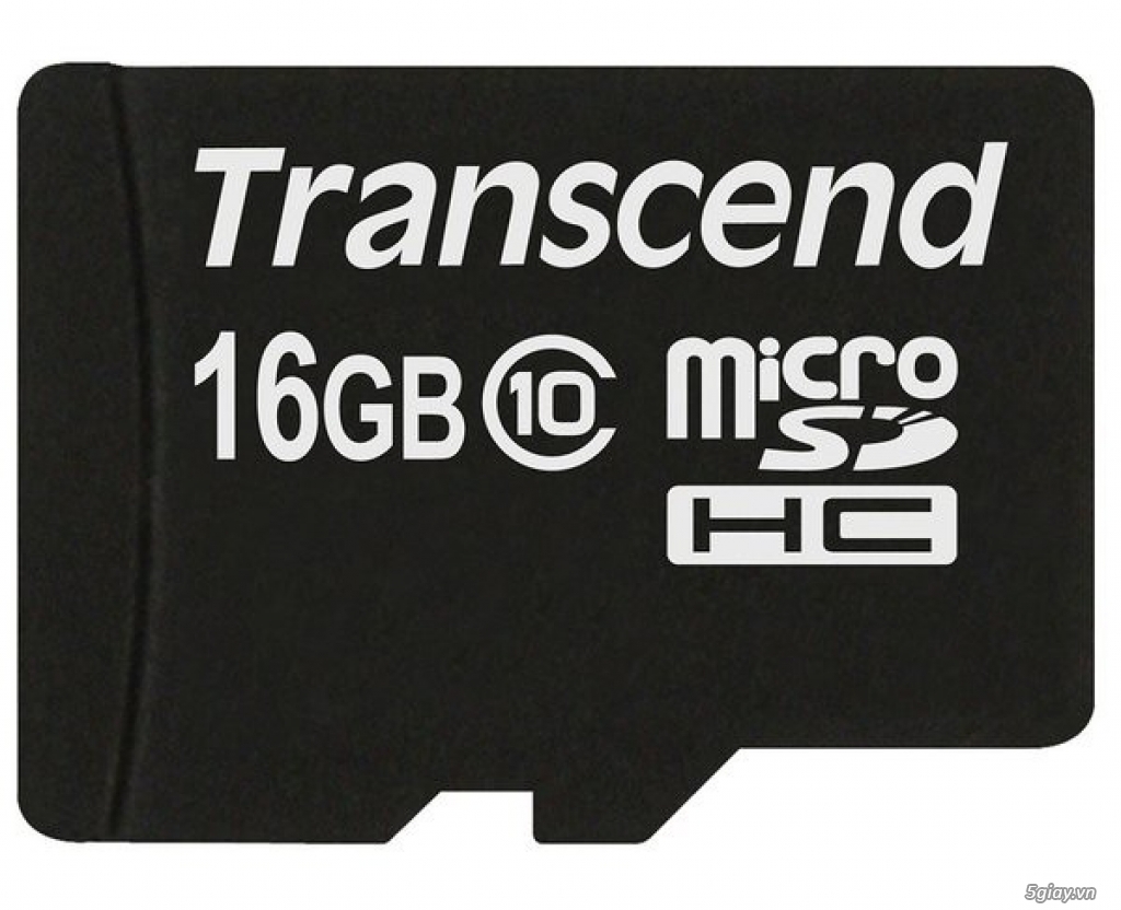THẺ NHỚ Micro SDHC Transcend Class 10 - 16GB - 1