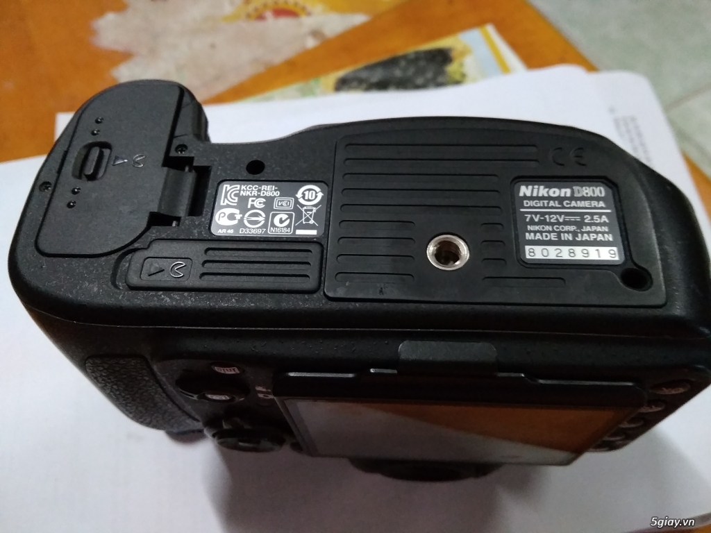 máy ảnh Dslr fullframe Nikon D800 3k shots - 1