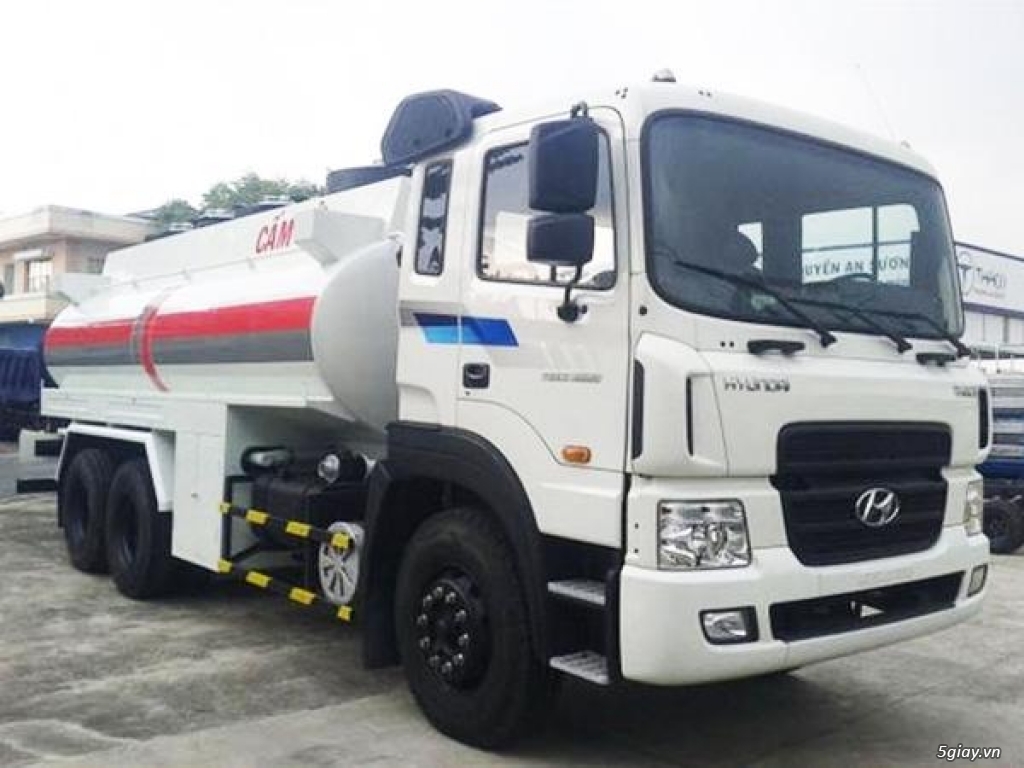 Xe bồn chở xăng dầu huyndai Hd210 16 khối - 1