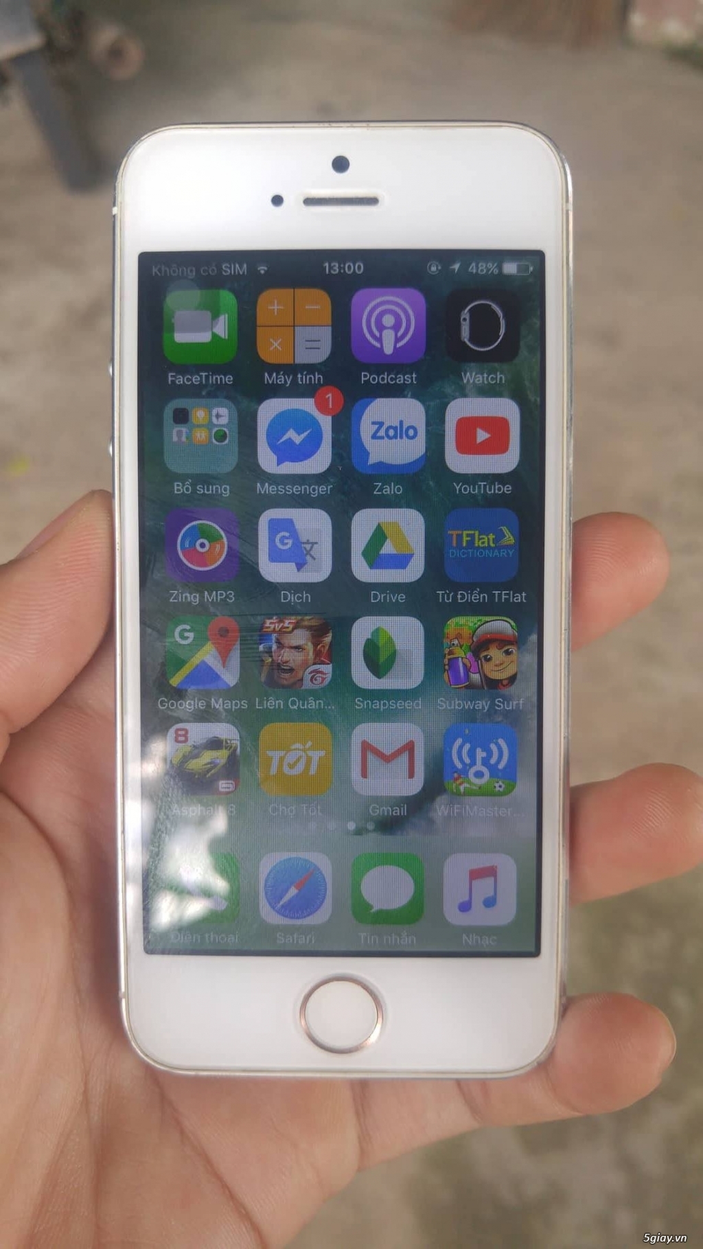 Iphone 5 lock nhật 32G trắng, ngoại hình ok - 3