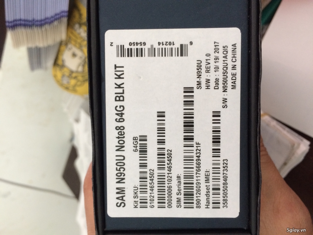 Samsung note 8 quốc tể 99% - 2