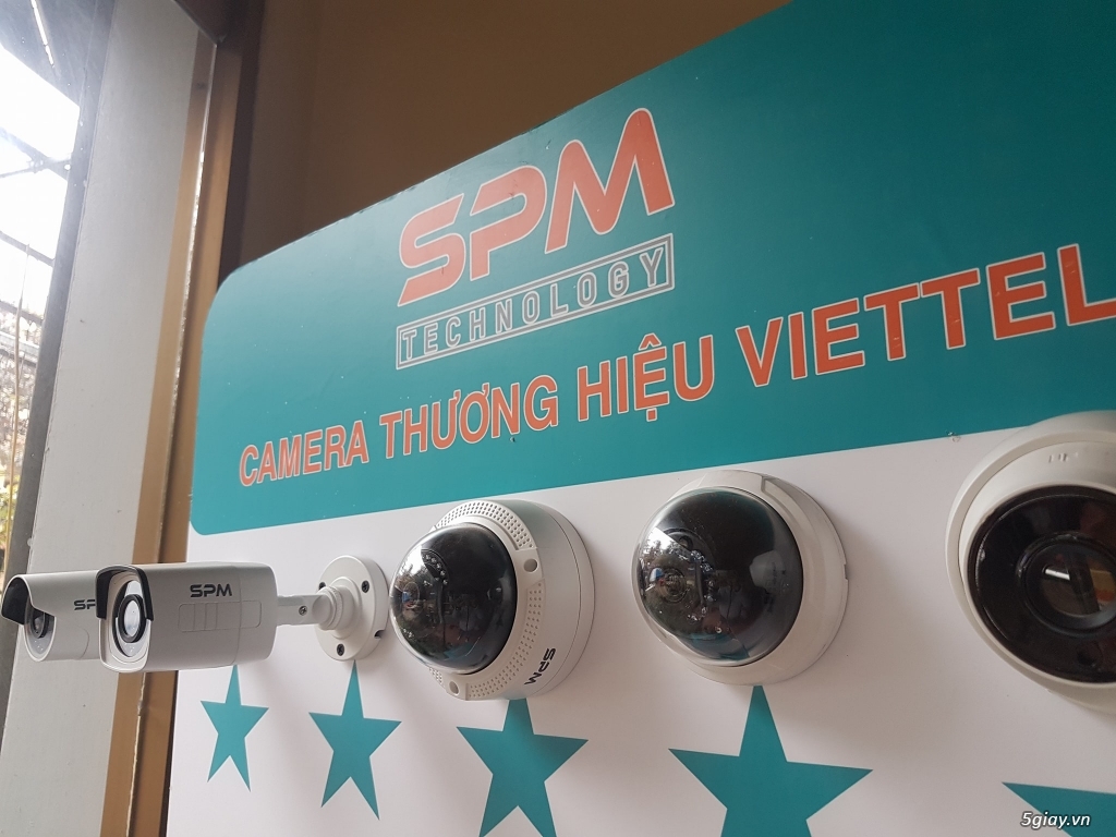 Trọn bộ Camera Viettel SPM cho gia đình, cửa hàng.