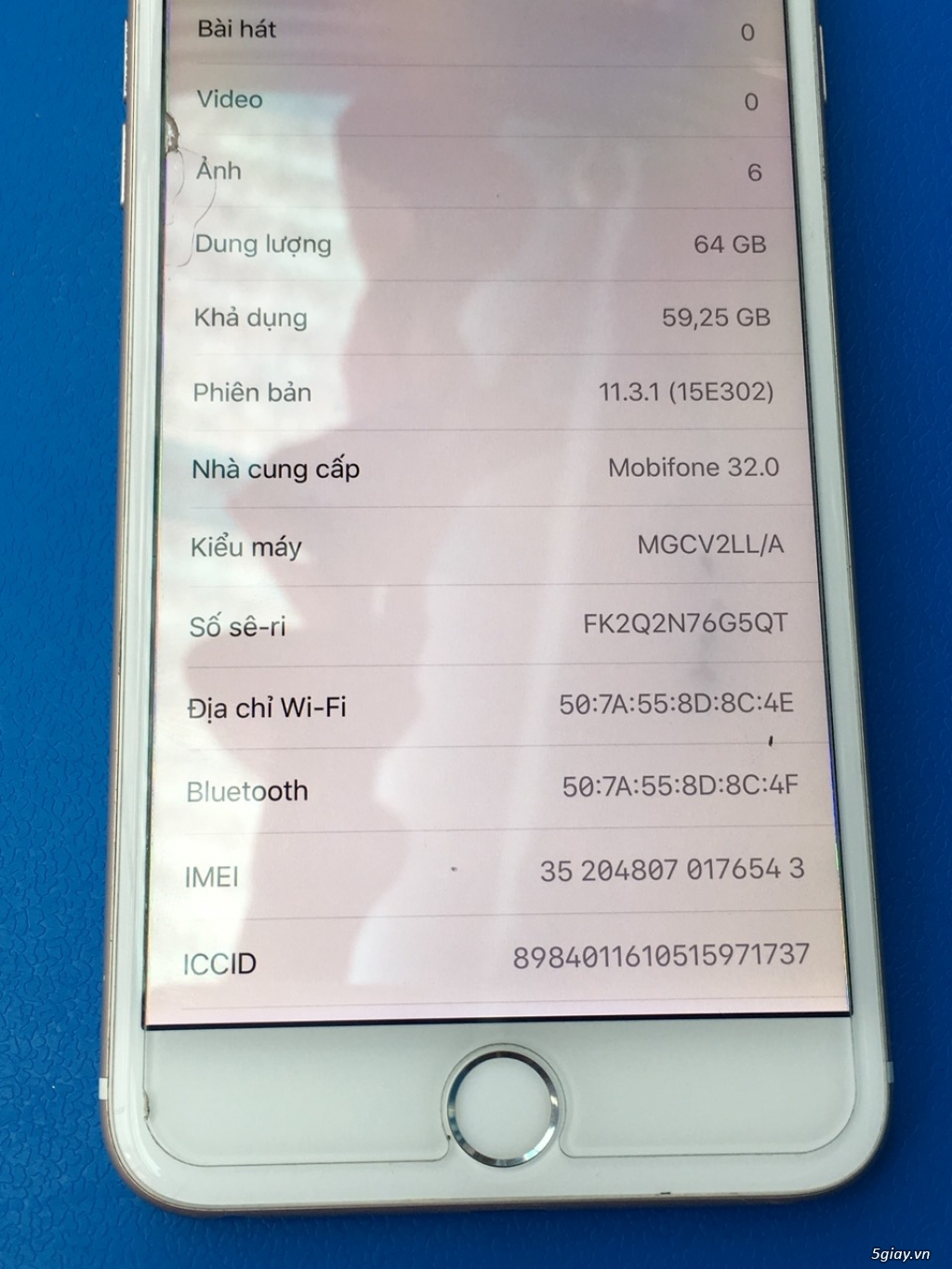 Iphone 6 Plus 64GB Quốc Tế, không Vân Tay mới 95% chính hãng - 1