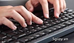 NHẬN ĐÁNH MÁY THEO YÊU CẦU HCM