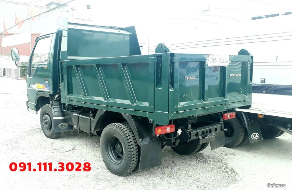 Xe ben Thaco 2.5 tấn tại Hải Phòng