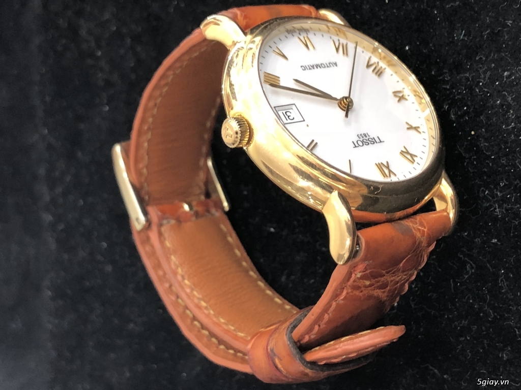 Đồng hồ Tissot Automatic bằng vàng 18k nguyên khối - 2