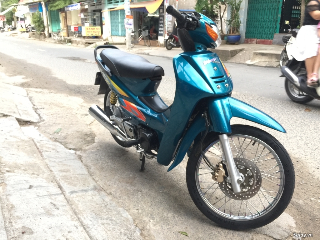 Bán wave zx 2005 ngay chủ up 110 xanh ngọc - 2
